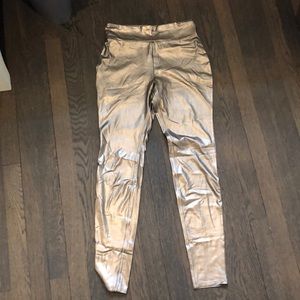 Mossimo gold metallic leggings